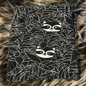 LuLaRoe TC2 leggings. Raccoon print